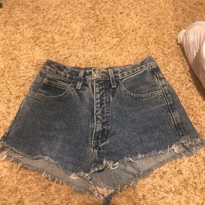 Guess high-waisted Jean shorts